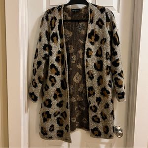 Fortune + Ivy leopard print cardigan